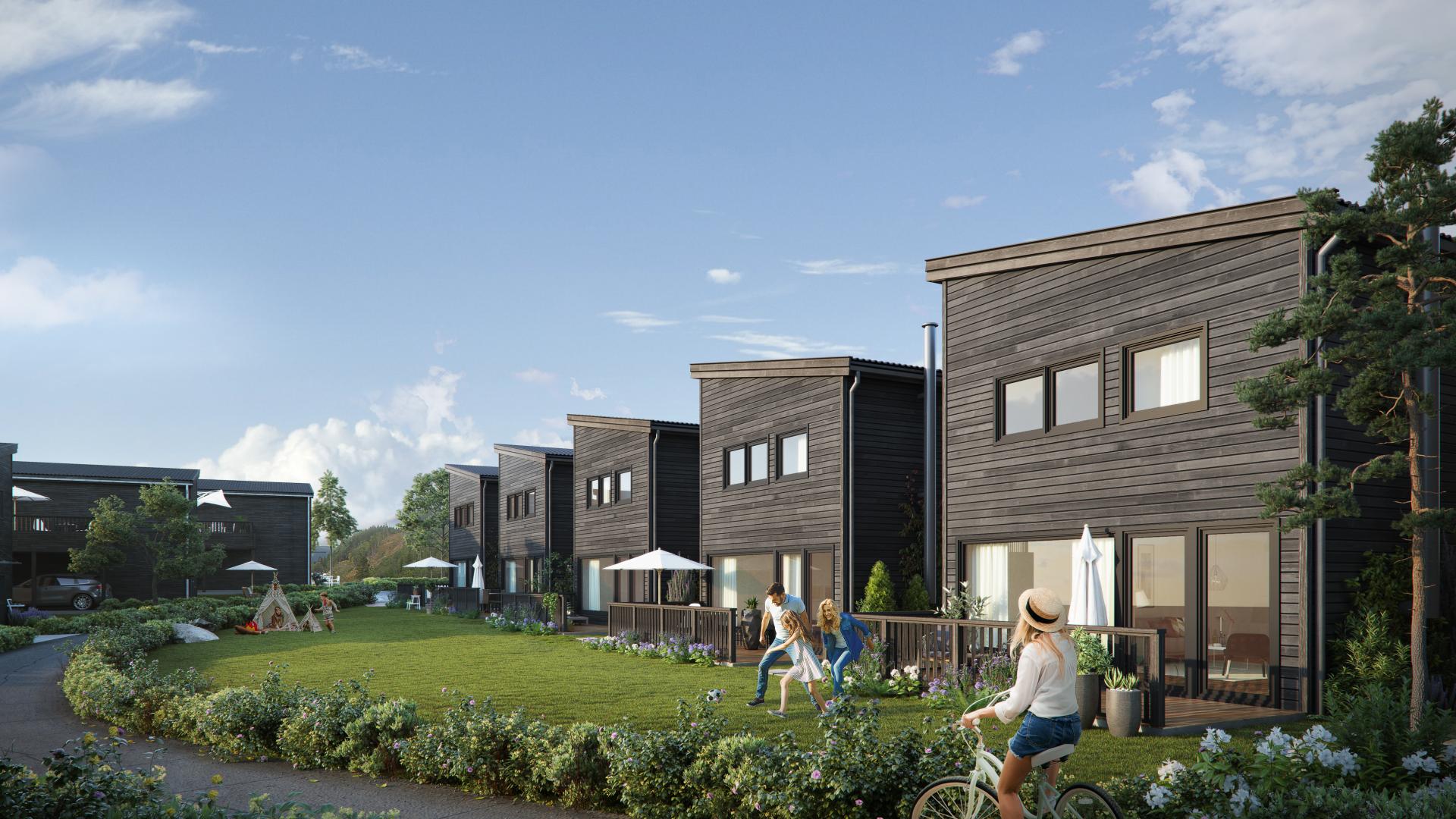 EiendomsMegler 1 ved Tara Fagerstad har gleden av å presentere en helt ny og innholdsrik enebolig i Øvre Joplassveien! Illustrasjon, avvik vil forekomme.. Bilde nummer 2 av 3