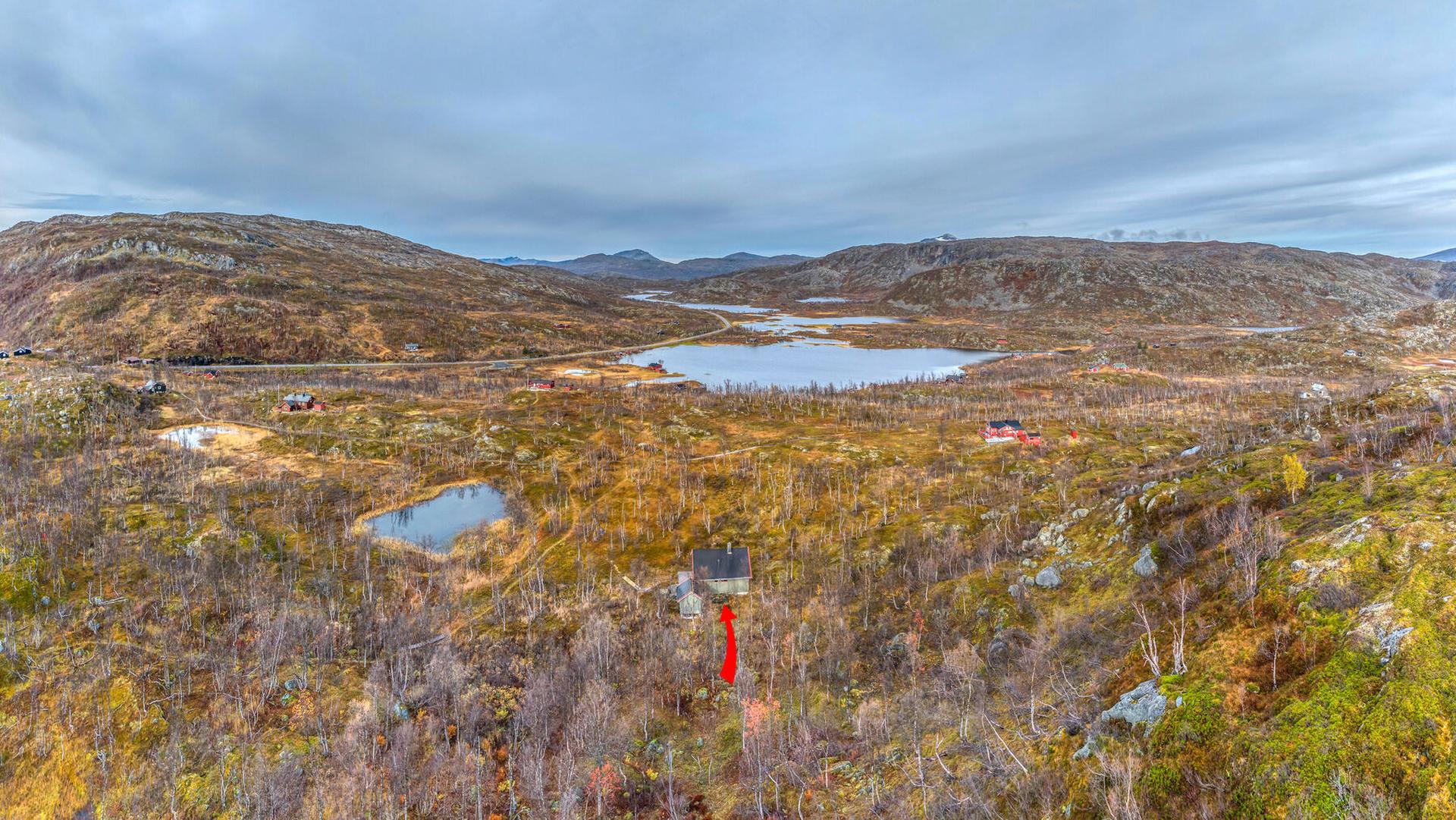 Oversikt over eiendommens plassering i Geitvassdraget.. Bilde nummer 2 av 3