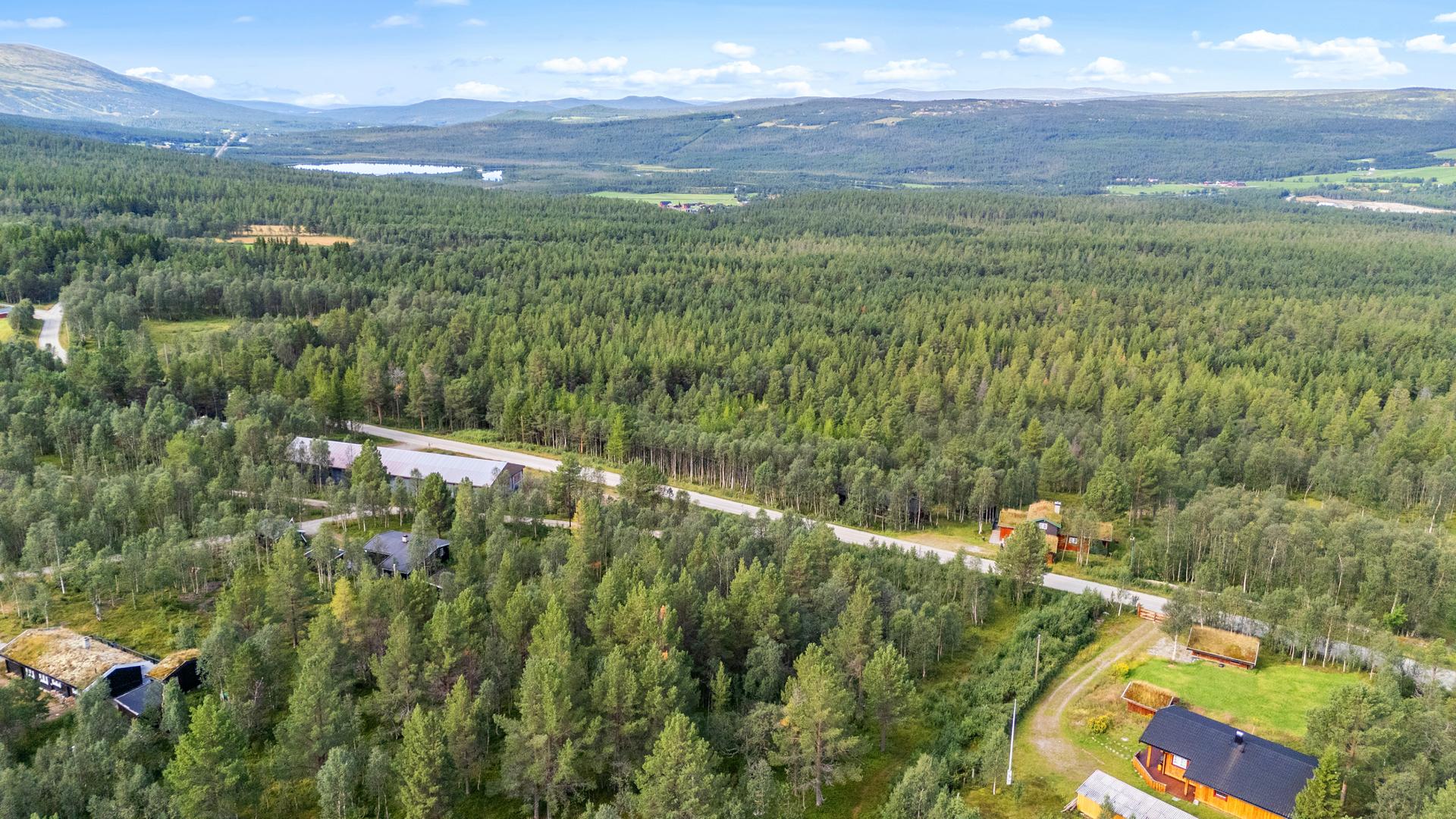 Tomta har en svært attraktiv beliggenhet i Hånesåsen.. Bilde nummer 3 av 3
