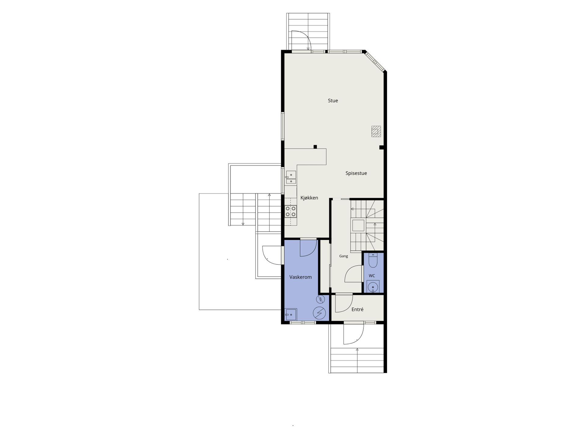 Plantegning 1. Etasje. Bilde nummer 3 av 3