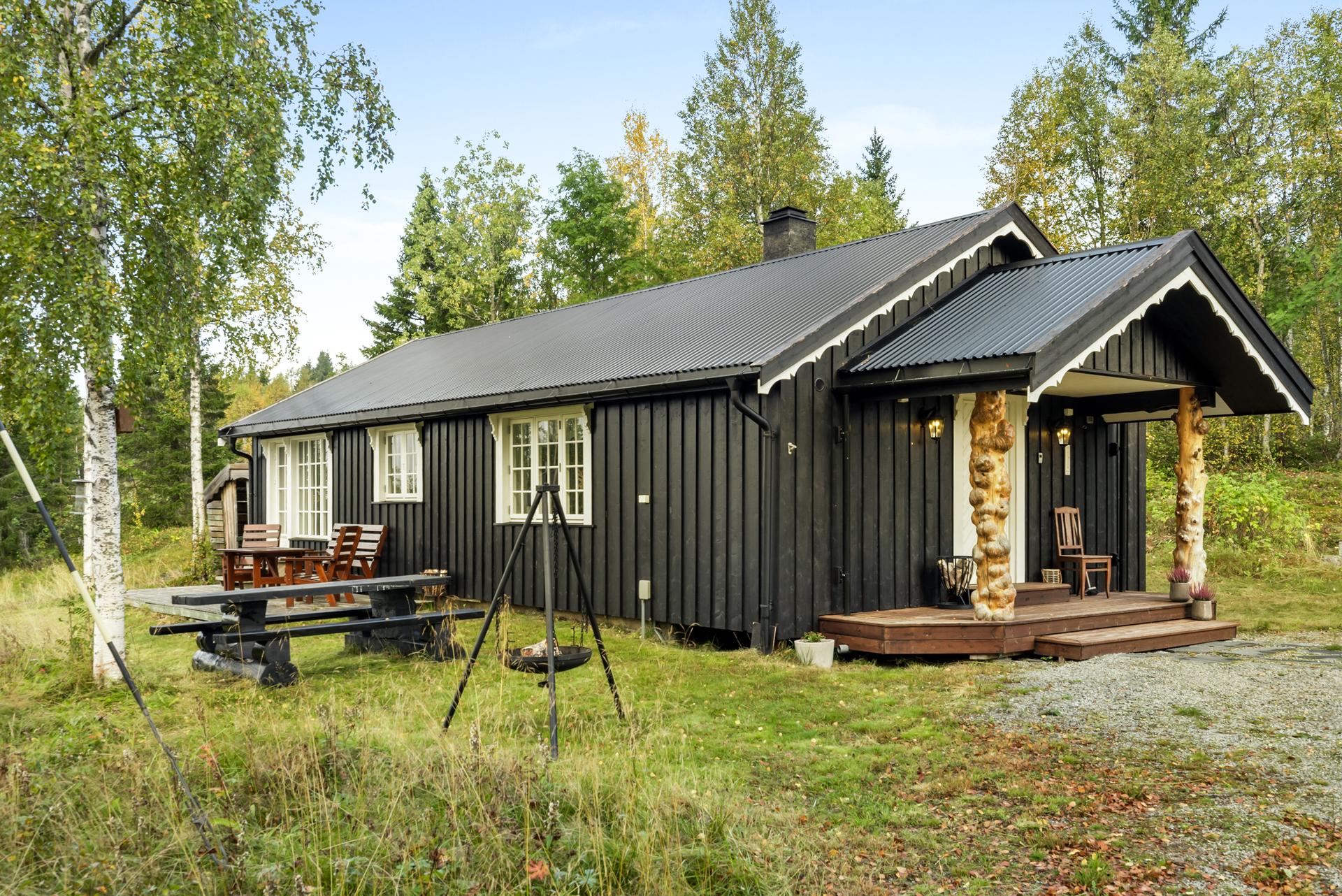 Hytte i Fagerliveien 18 i Lierne presenteres for salg! 
(Foto Martin Hågensen) . Bilde nummer 1 av 3