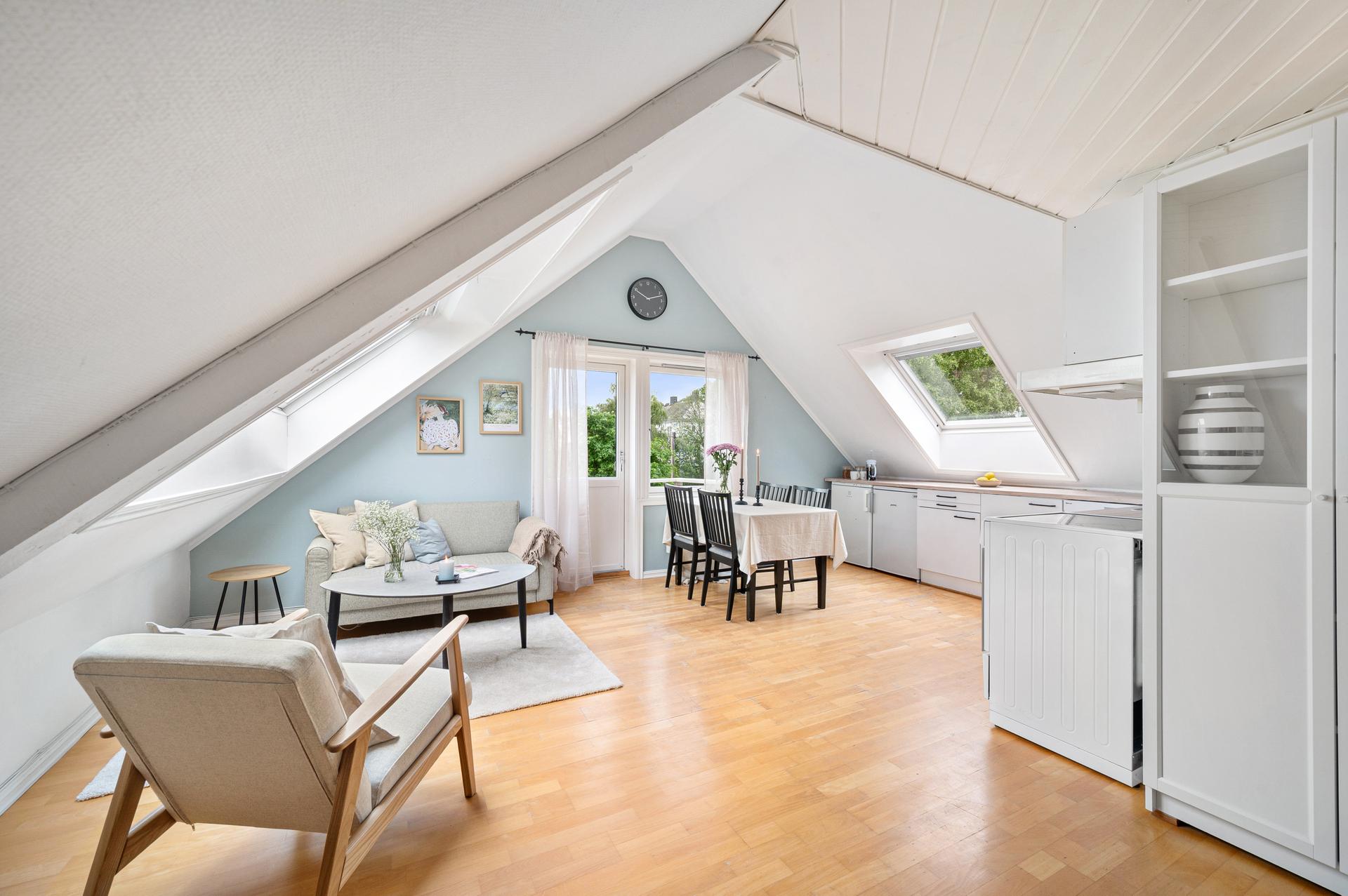 Lys og fin 2-roms selveier på 35 m². En perfekt studentleilighet.. Bilde nummer 1 av 3
