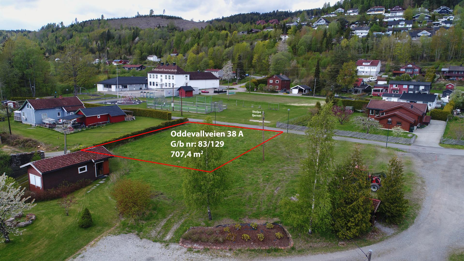 Her har du umiddelbar nærhet til Oddevall barneskole og flotte rekreasjonsområder.. Bilde nummer 3 av 3