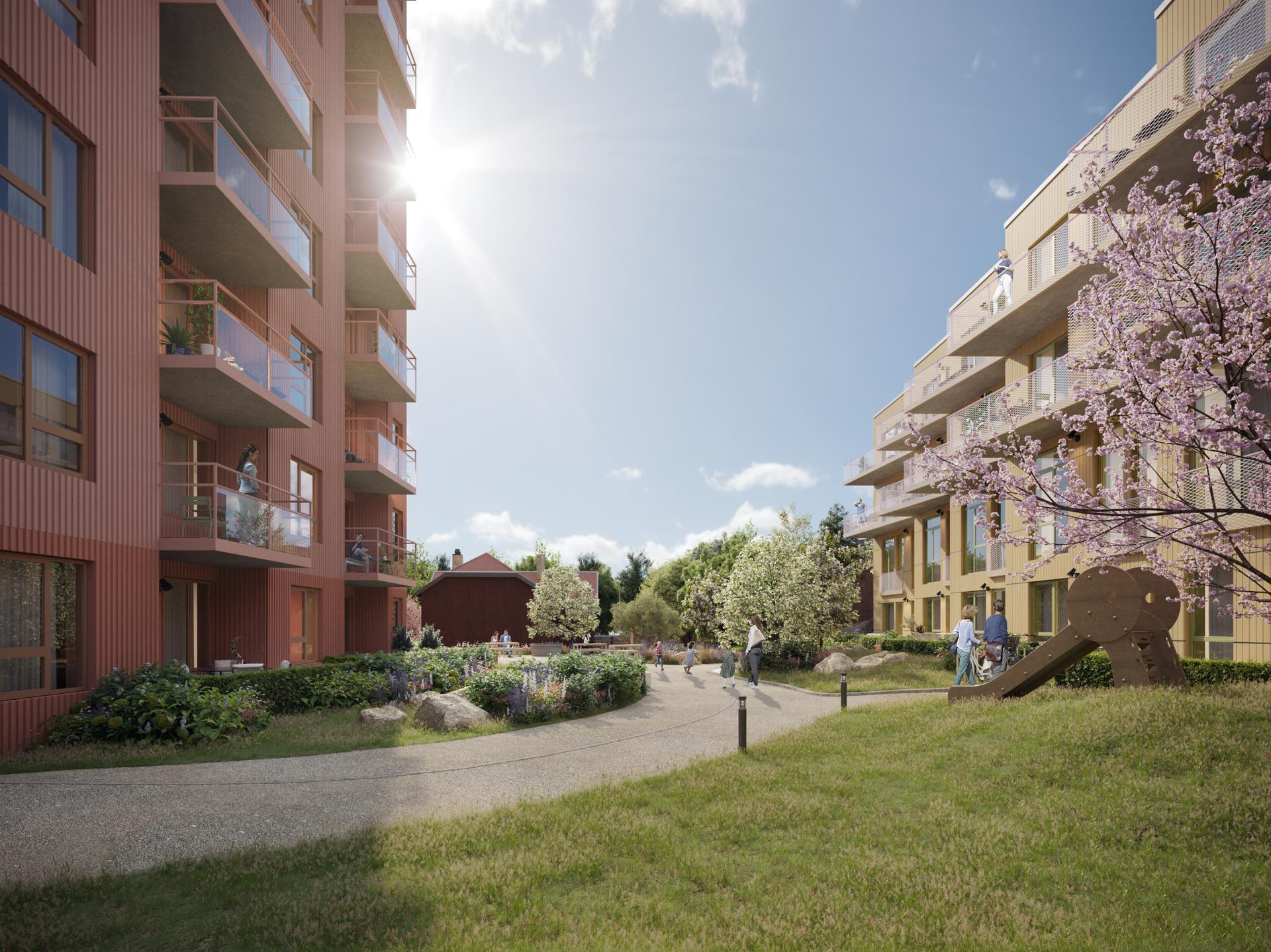 Løxatorget - hyggelig felles hage. Bilde nummer 3 av 3