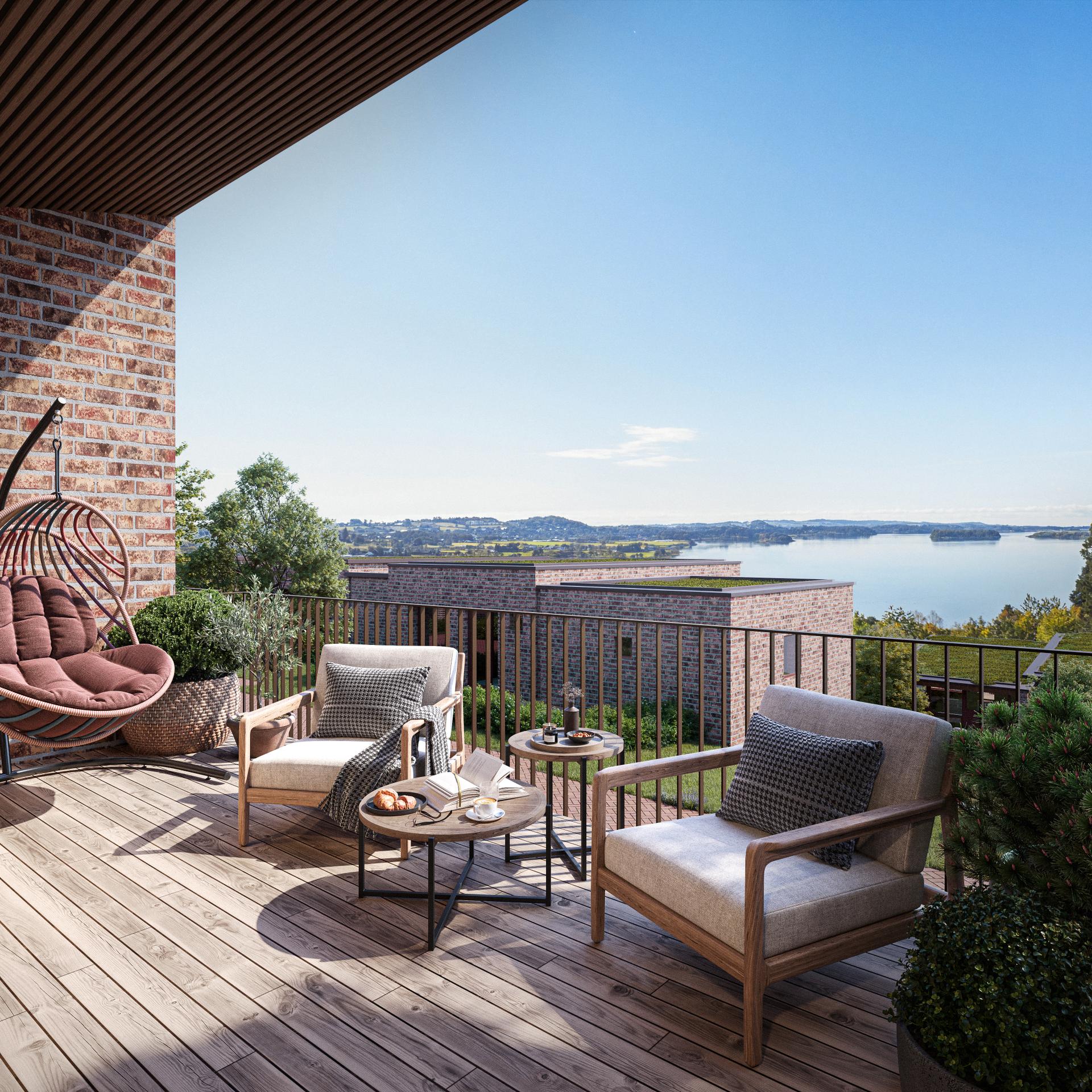 Illustrasjonsfoto - Terrasseutsikt . Bilde nummer 2 av 3