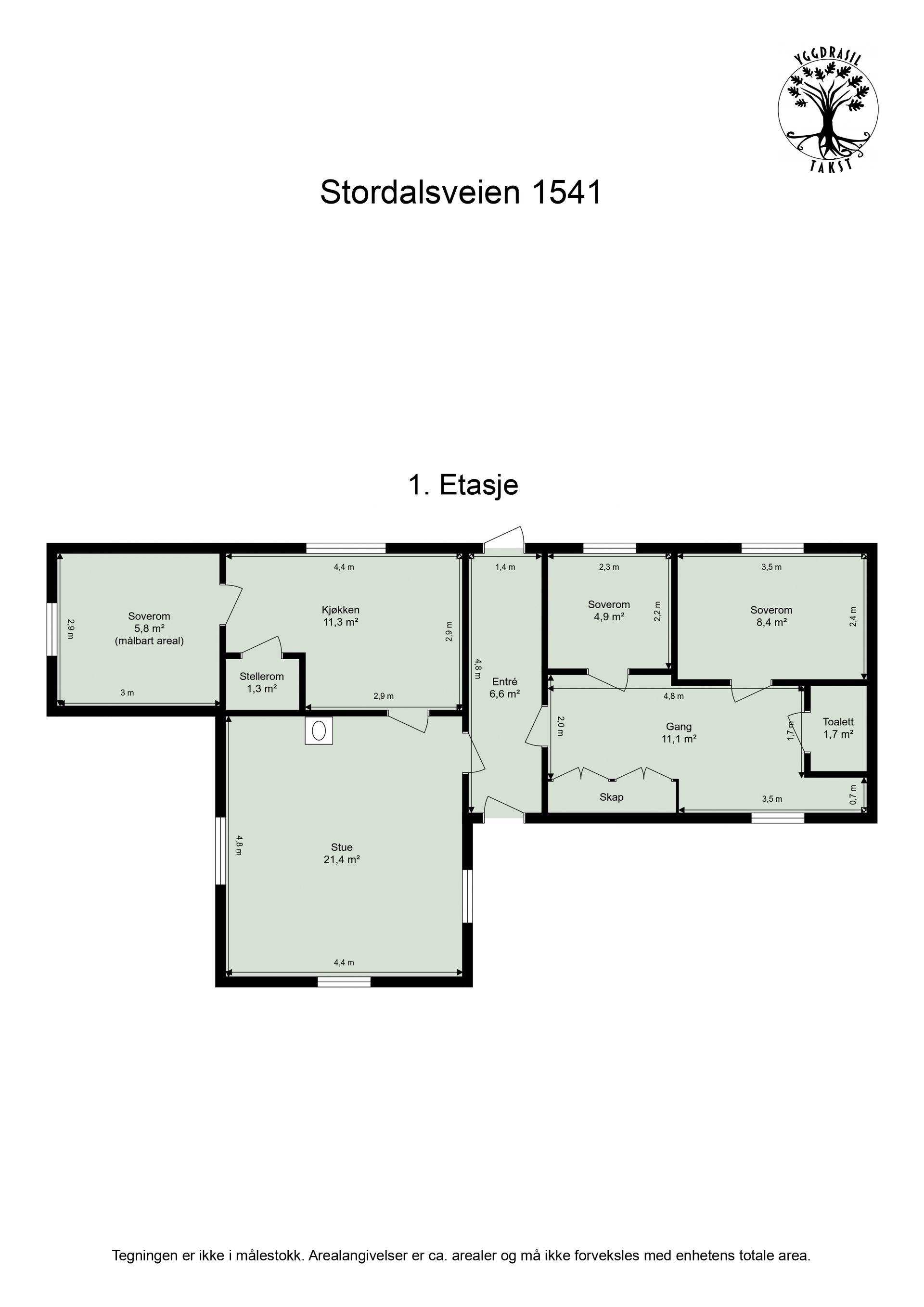 Planskisse. Bilde nummer 3 av 3
