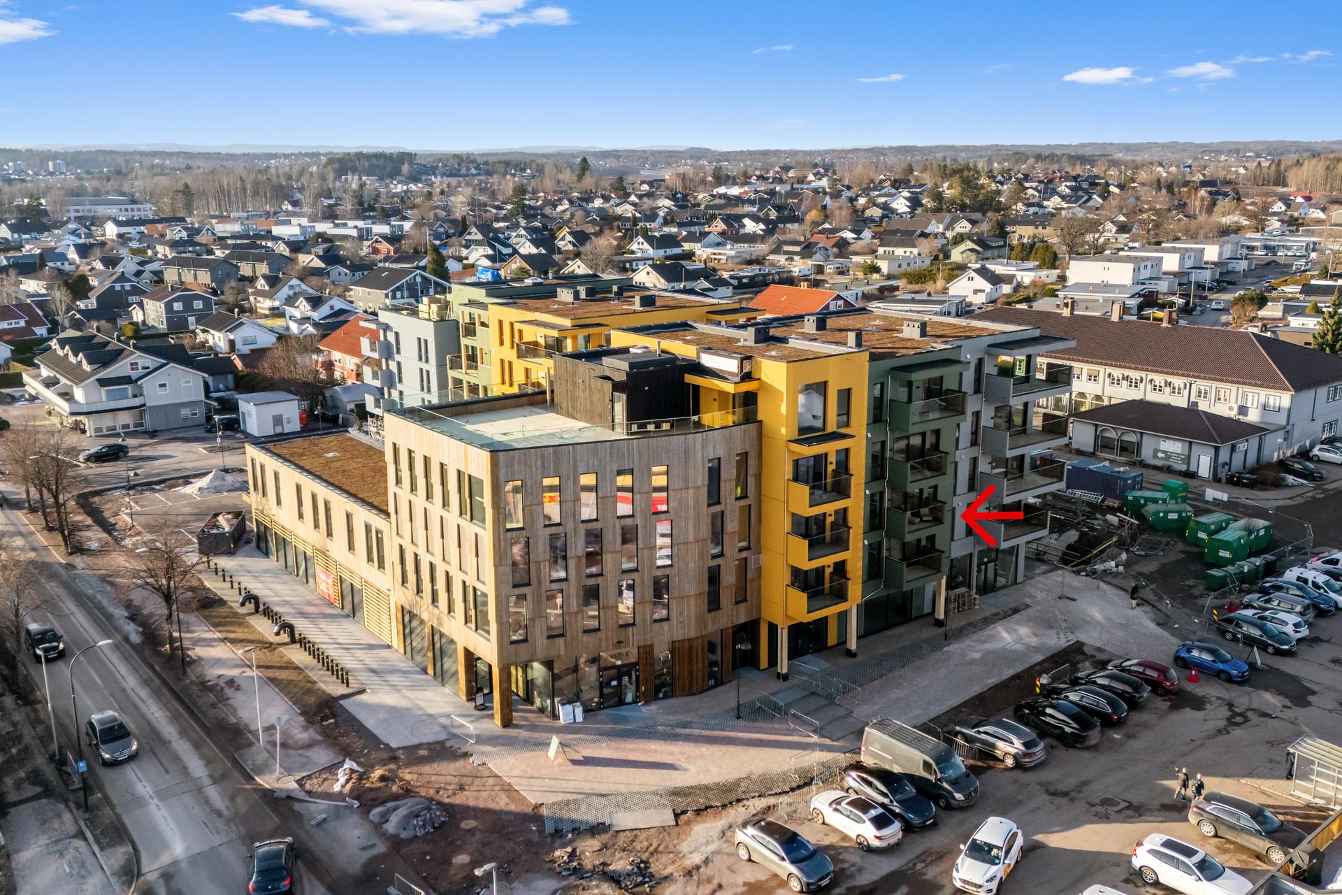 Velkommen til Tolvsrød Torg 7. Nyoppført leilighet. 
Foto: Eiendomsfotograf as. Bilde nummer 1 av 3