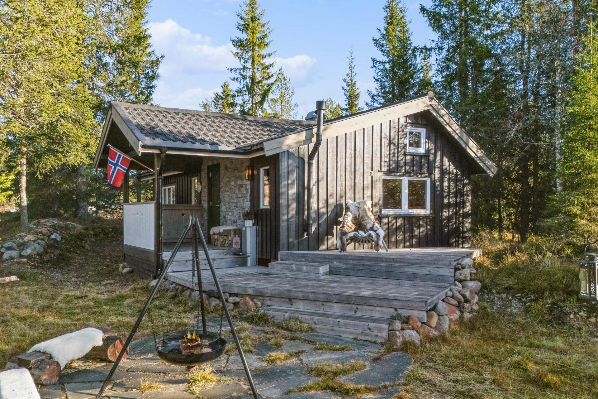 Velkommen til Gammelvegen 21! Meget koselig og oppgradert hytte ved Budor - Snøsikkert og attraktivt - Preparerte skispor rett utenfor døra. Bilde nummer 1 av 3