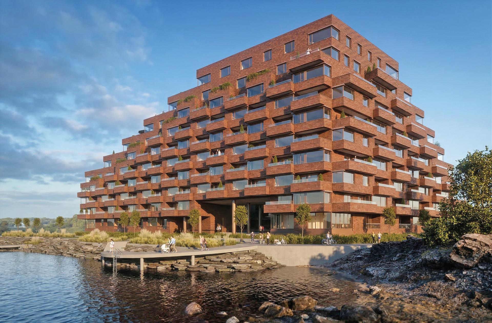 Velkommen til Diamanten i Paradis. Alle illustrasjoner, tegninger og foto er kun ment å gi inntrykk av ferdig bebyggelse,
og er ikke bindende for utformingen av den endelige leveranse.. Bilde nummer 3 av 3