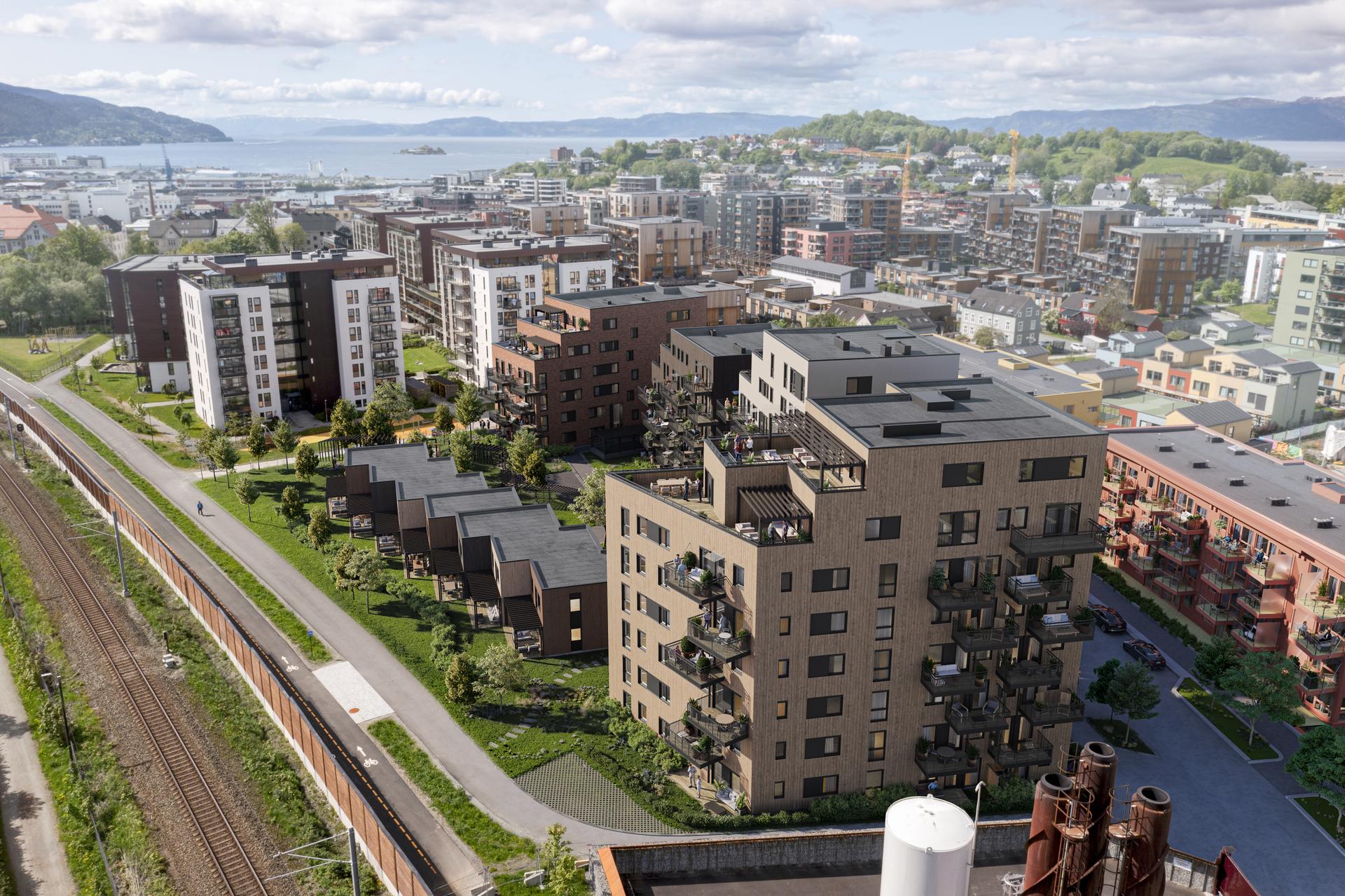 Velkommen til Lillebytunet Bygg A og B! Splitter nye og moderne leiligheter med sentral beliggenhet på Lilleby! llustrasjon, avvik kan forekomme.. Bilde nummer 1 av 3