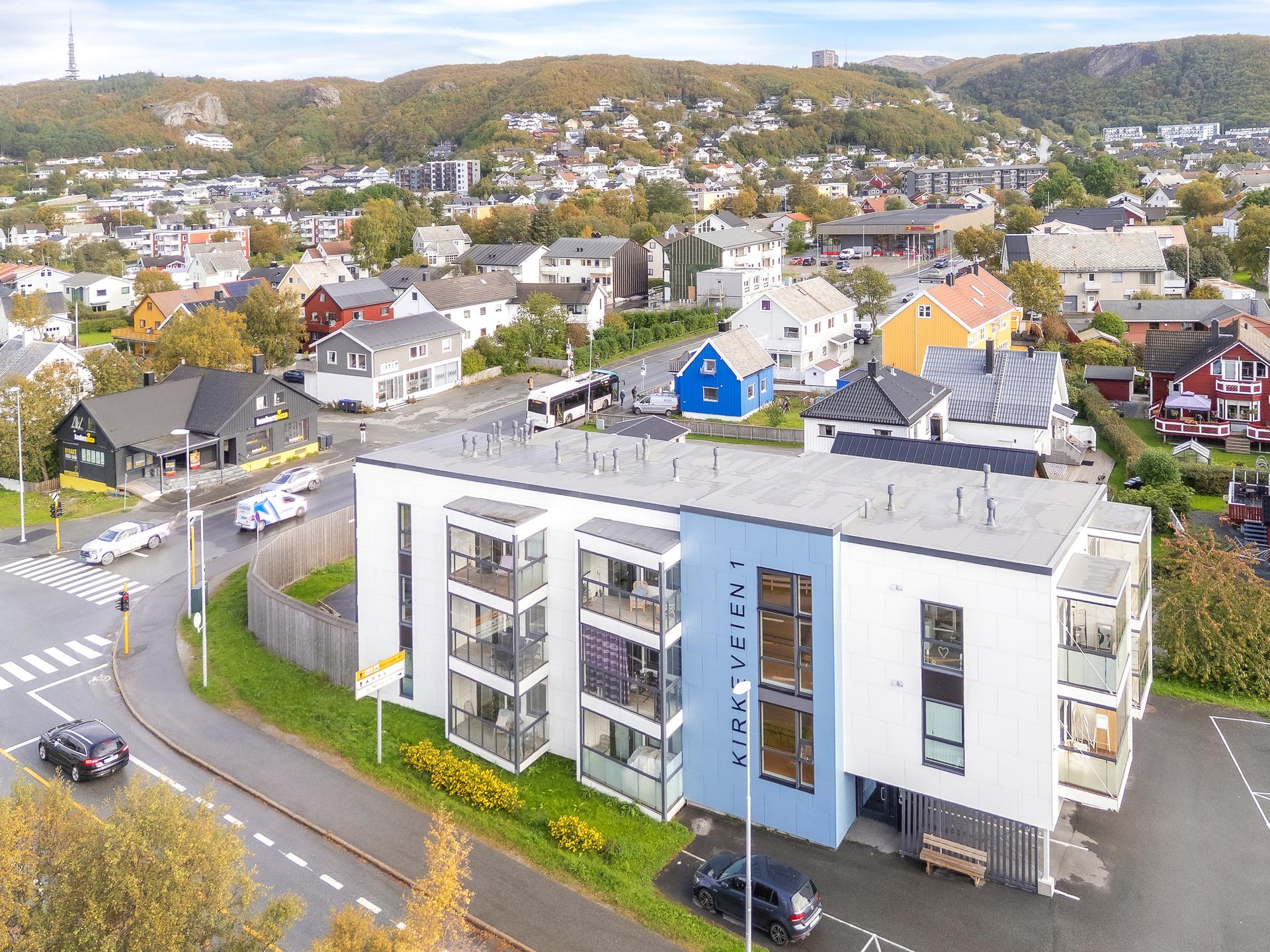 Moderne studioleilighet fra 2020 i et bygg med heis og sentral beliggenhet i Rønvika.. Bilde nummer 2 av 3