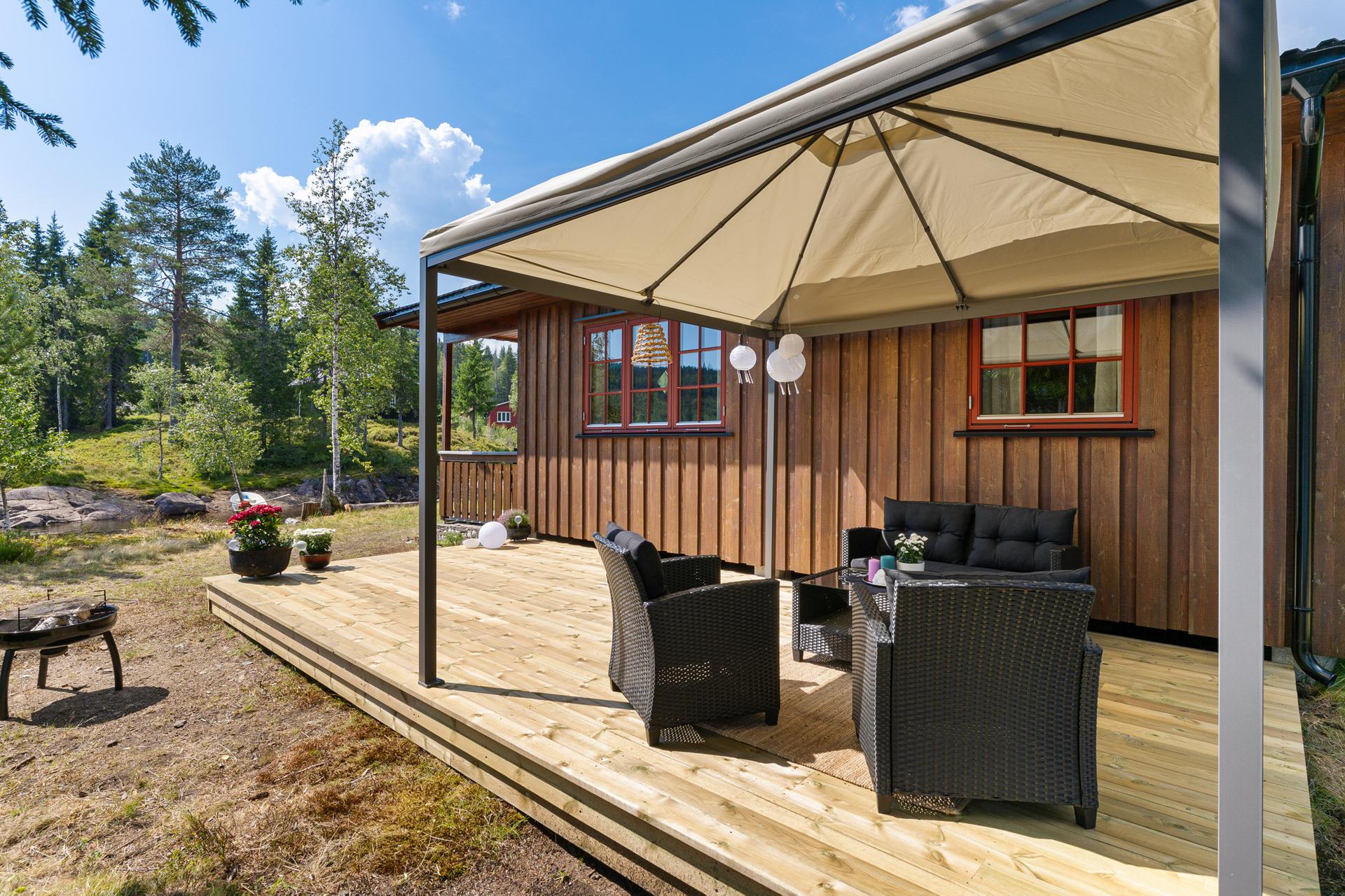 Sjelden mulighet! Liten hytte med 2 soverom – helt alene på en idyllisk øy!. Bilde nummer 2 av 3
