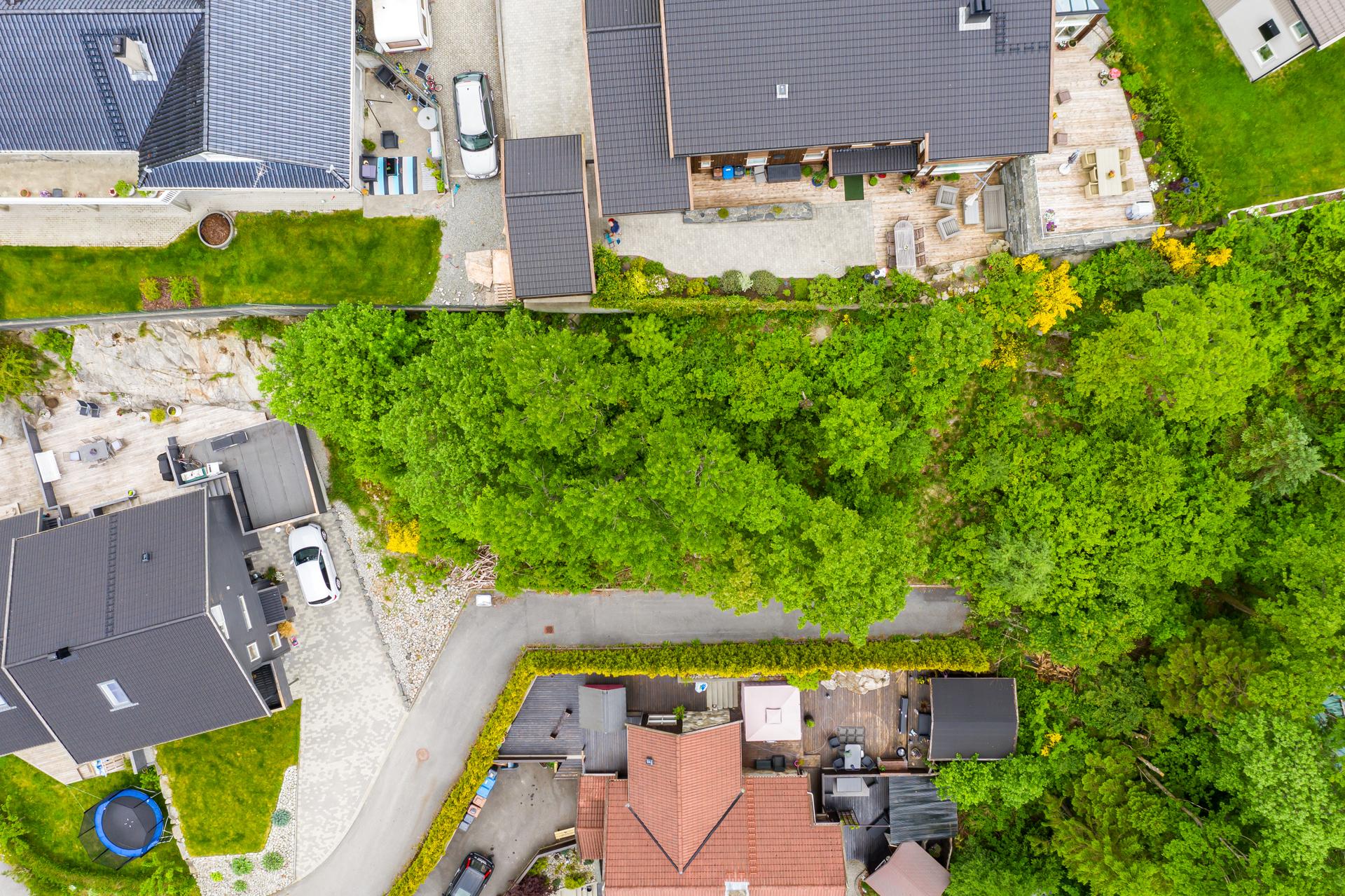 Attraktiv tomt på 557 m², beliggende i enden av en blindvei.. Bilde nummer 1 av 3