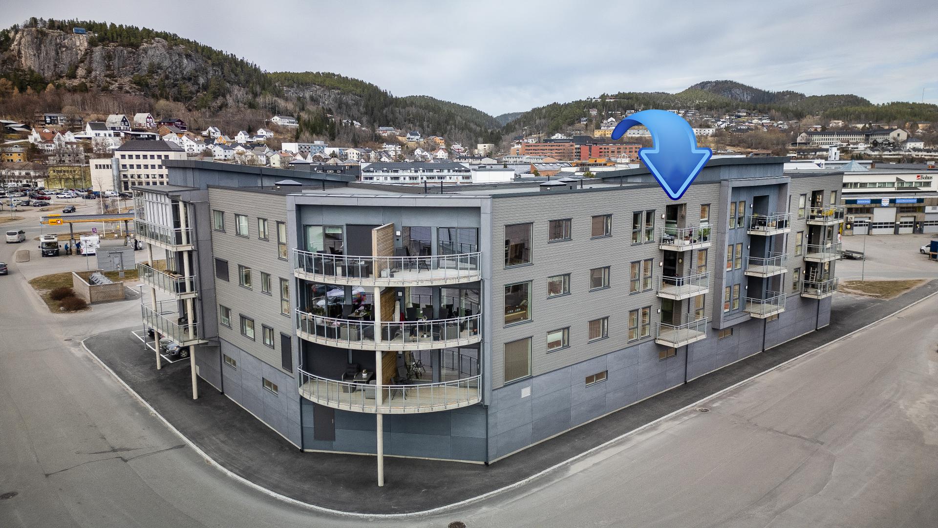 Leilighet i 4 etasjes leilighetsbygg fra 2022 . Bilde nummer 3 av 3